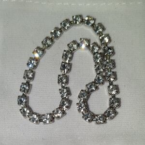 Elegant Silver Crystal Necklace